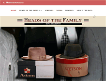 Tablet Screenshot of headsofthefamily.com